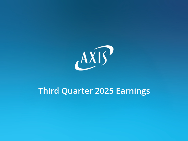 Image for AXIS announces Q3 earnings